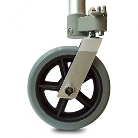 Top Glides Roues avant pivotantes de 12,7 cm avec patins de ski Flexfit gratuits valeur 8$ – 1 paire roue de 12,7 cm 