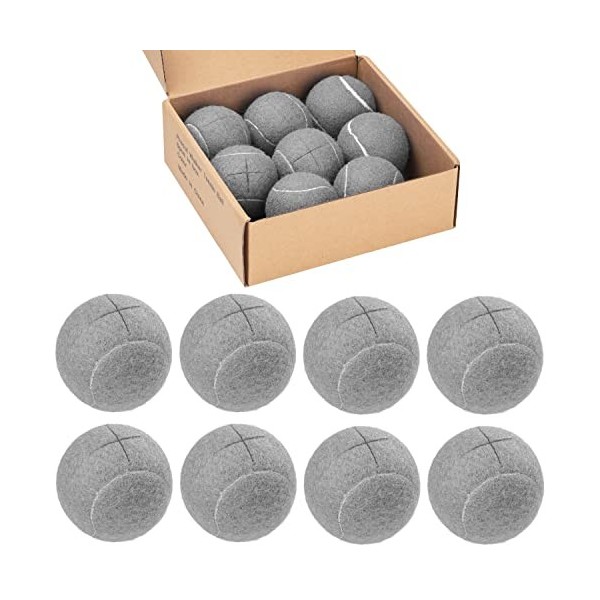 Walker Glide Lot de 8 balles de tennis prédécoupées pour pieds de meubles et protection du sol, compatibles avec la plupart d