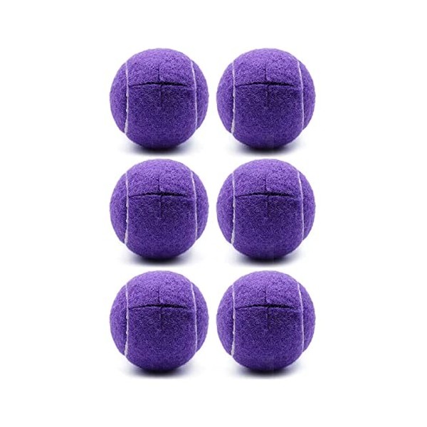 Magicorange Lot de 6 balles de tennis prédécoupées pour pieds de meubles et protection du sol, revêtement en feutre résistant