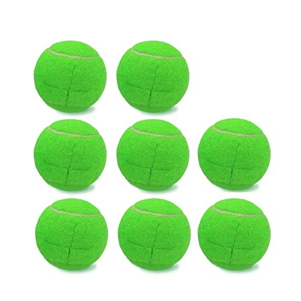 Magicorange Lot de 8 balles de tennis prédécoupées pour pieds de meubles et protection du sol, revêtement en feutre robuste e