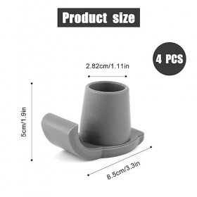Patins&nbsp;de&nbsp;Ski&nbsp;Walker,&nbsp;4pcs&nbsp;Heavy&nbsp;Duty&nbsp;Patins&nbsp;Walker&nbsp;Remplacement&nbsp;des&nbsp;Pieds&nbsp;Walker&nbsp;Skis&nbsp;Walker&nbsp;Glide&nbsp;pour&nbsp;Tubes&nbsp;de&nbsp;1&nbsp;1/8&nbsp;pouce