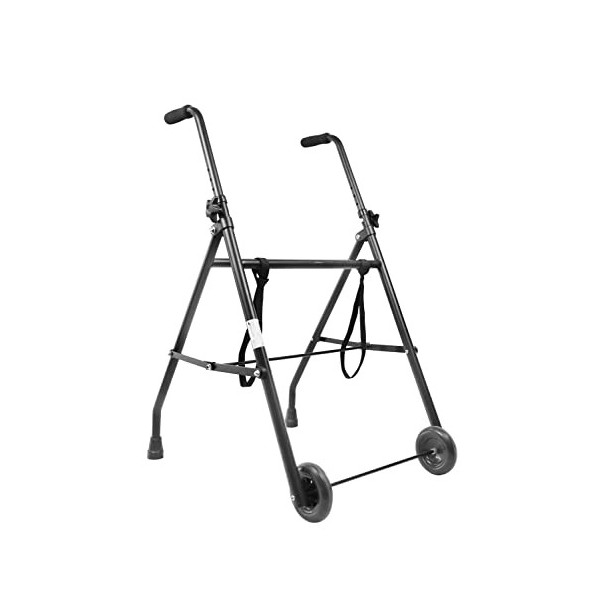 PEPE - Déambulateur 2 Roues Pliable Léger, Cadre de Marche pour Personnes Âgées, Déambulateur Interieur Léger, Rollator 2 Rou