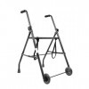 PEPE - Déambulateur 2 Roues Pliable Léger, Cadre de Marche pour Personnes Âgées, Déambulateur Interieur Léger, Rollator 2 Rou