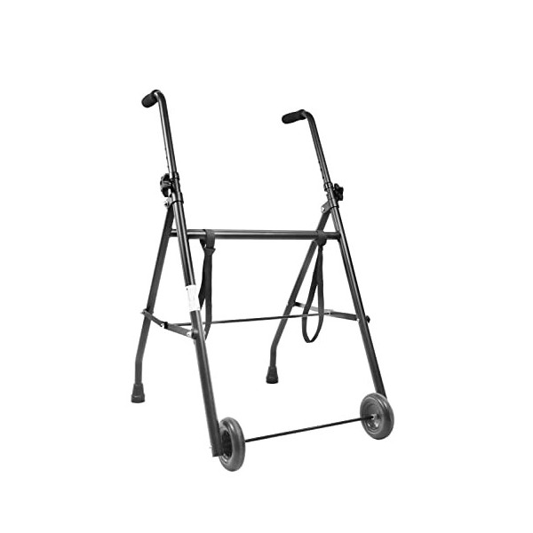 PEPE - Déambulateur 2 Roues Pliable Léger, Cadre de Marche pour Personnes Âgées, Déambulateur Interieur Léger, Rollator 2 Rou