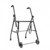 PEPE - Déambulateur 2 Roues Pliable Léger, Cadre de Marche pour Personnes Âgées, Déambulateur Interieur Léger, Rollator 2 Rou