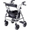 Nrs Healthcare M58203 2-En-1 Déambulateur et Fauteuil dAppoint