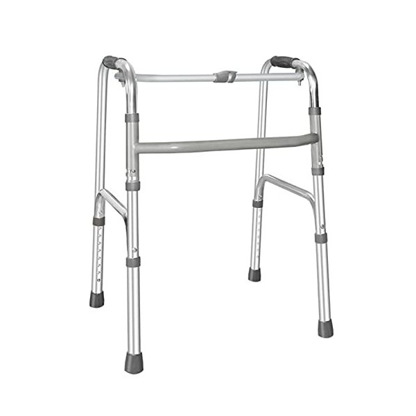 Deambulateur Personne Agees,pliable Et Réglable,Réglable En Hauteur,2 Roues Léger,Déambulateur Pliable