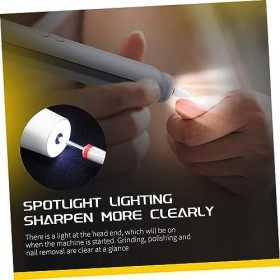 FRCOLOR 1 Ensemble Meuleuse Machine À Ongles Perceuse À Ongles Électrique Kit De Nettoyage Électronique Kit De Fournitures Po