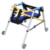 Cadre debout assisté à quatre roues Childrens Walker avec coussin, équipement de formation en réadaptation pour la paralysie 