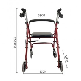 ORBIBA Aides à la Marche pour Personnes Âgées et Handicapées Déambulateurs Aides à Lentraînement à la Récupération à la Marc