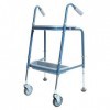 Nrs Healthcare Duo Chariot de Marche Réglable en Hauteur, P23117, Bleu Turquoise