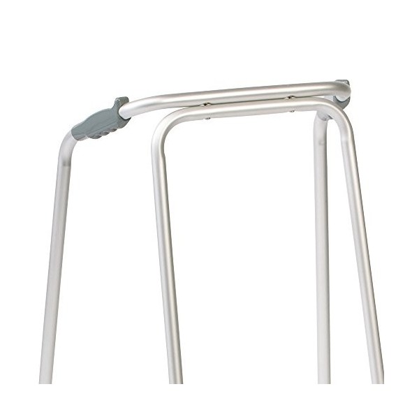 NRS Healthcare Walking Frame Wheeled N73247 Adjustable Height - Small Eligible for VAT relief in the UK 