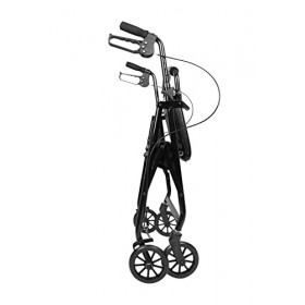 PEPE - Déambulateur 4 Roues Pliable Léger, Déambulateur avec Siège et Plateau, Rollator 4 Roues Pliable pour Exterieur, Déamb
