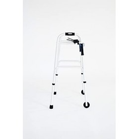 Déambulateur fixe Deluxe avec roues fixes, 1 gramme