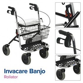 Invacare Banjo Déambulateur/Rollator Argenté