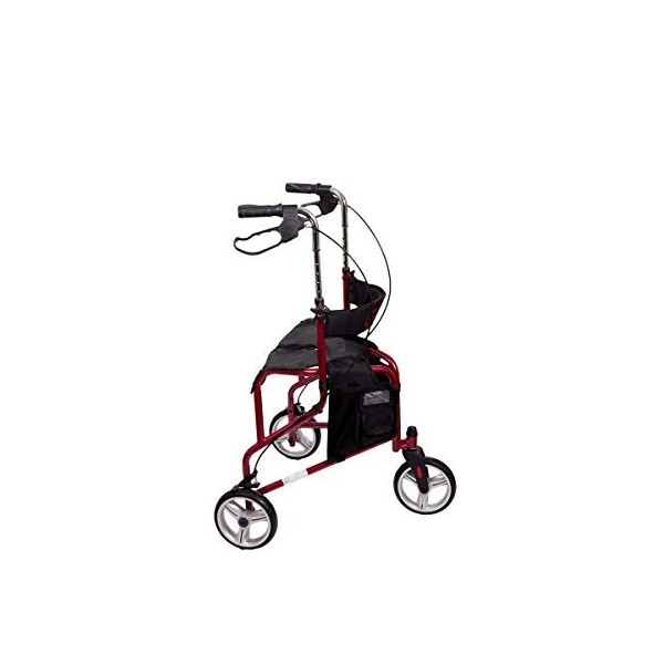 Antar AT51004 Aluminium Tricycle Déambulateur 6 kg, Rouge