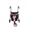 Antar AT51004 Aluminium Tricycle Déambulateur 6 kg, Rouge