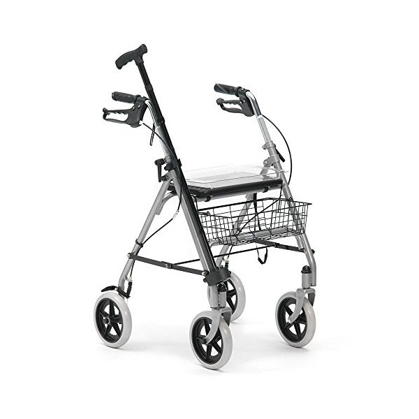 Drive Medical wa006sil-1 Déambulateur en acier argenté