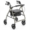 NRS Healthcare A-Series 4-Wheel Rollator, Walking Aid, Blue Eligible for VAT Relief in The UK 