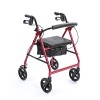 NRS Healthcare A-Series 4-Wheel Rollator, Walking Aid, Blue Eligible for VAT Relief in The UK 