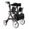 bescomedical Déambulateur hybride SPRING VARIO – Déambulateur léger 2-en-1 transformable en chaise roulante – Rollator fauteu