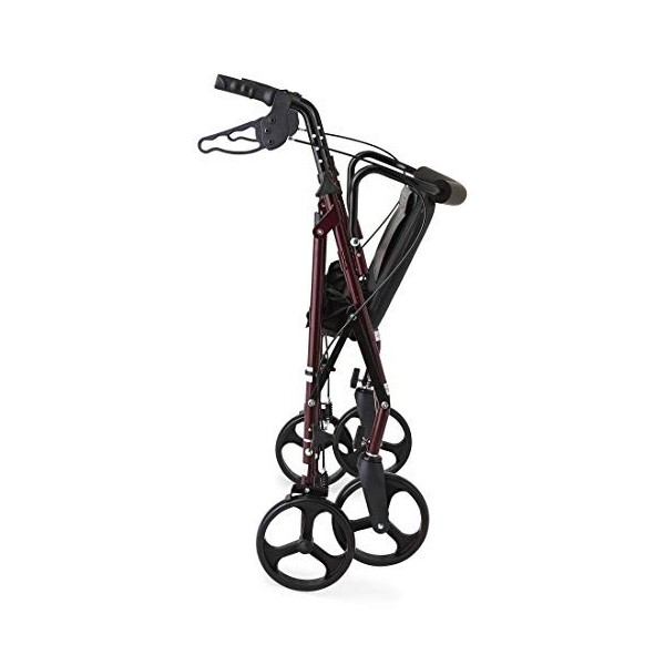 Medline MDS86800XWS Heavy Duty Bariatric Rollator, 500 lb. Capacity