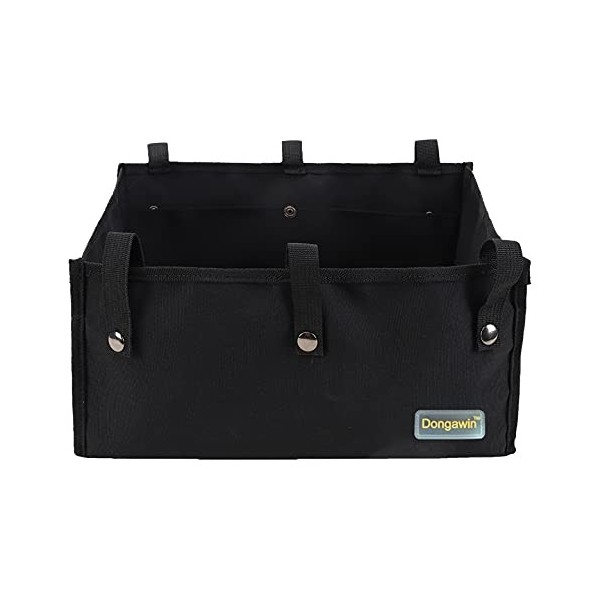 Dongawin Sac de déambulateur sous siège pour déambulateur, sac fourre-tout, pochette de rangement pour les déambulateurs pour