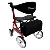 bescomedical Déambulateur ultra-léger SPRING – Déambulateur pliant à hauteur réglable – Rollator en aluminium avec suspension