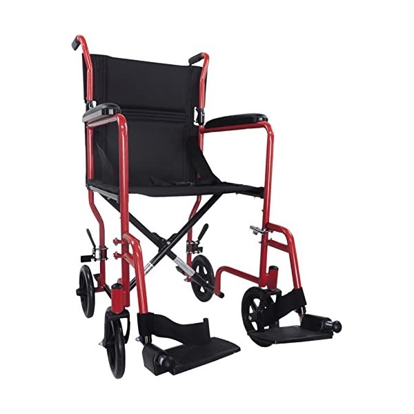 Aidapt VA171HAM Fauteuil de Transfert Compact en Acier Noir Hammerite Déambulateurs à roues et rollators