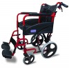 Aidapt Fauteuil Roulant en Aluminium Compact/Pliable Rouge