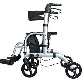 Antar AT51005 Aluminium Transport Déambulateur 9.80 kg, Noir