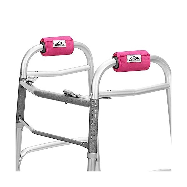 supregear Walker Coussin de Poignée 2 Paquets , Antidérapant Walker Poignée le Couvercle avec Doux Matériau de Doublure pour