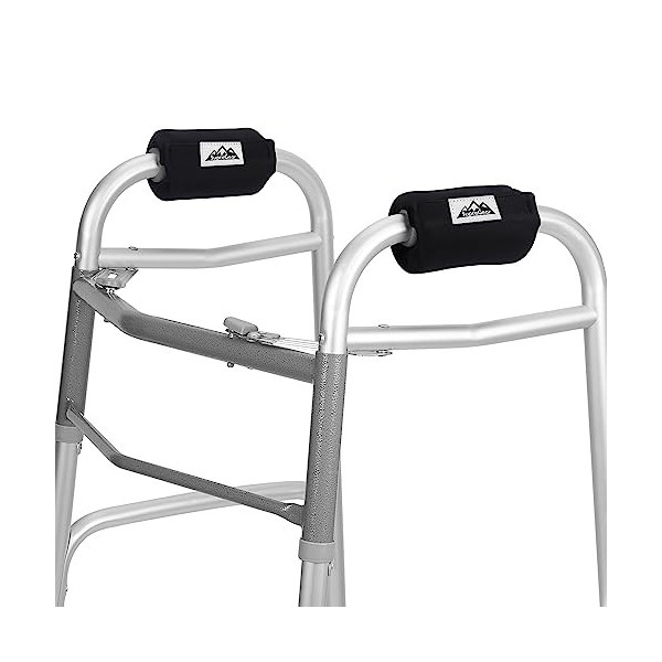 supregear Walker Coussin de Poignée 2 Paquets , Antidérapant Walker Poignée le Couvercle avec Doux Matériau de Doublure pour