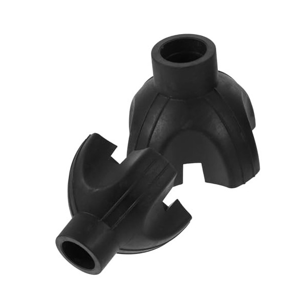 NIYANGLE 2 Pièces Canne De Marche Embouts De Coussinet De Pied De Canne Pour Cannes Pointe De Canne Autoportante Capuchons De