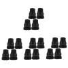 GLEAVI 16 Pcs Anti-Dérapant Silicone Pointe Remplacement Trekking Pieds Caoutchouc Anti-Dérapant Capuchons Conseils Couvertur