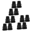 GLEAVI 16 Pcs Anti-Dérapant Silicone Pointe Remplacement Trekking Pieds Caoutchouc Anti-Dérapant Capuchons Conseils Couvertur