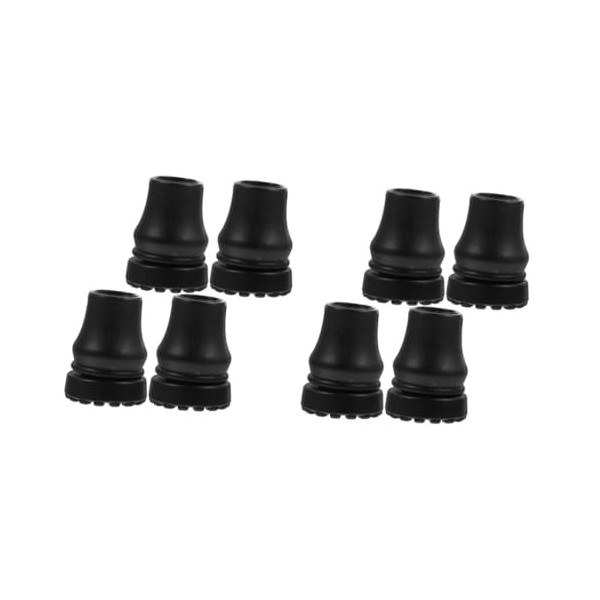 GLEAVI 16 Pcs Anti-Dérapant Silicone Pointe Remplacement Trekking Pieds Caoutchouc Anti-Dérapant Capuchons Conseils Couvertur