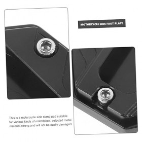 Zerodeko Support Latéral De Plaque De Béquille Latérale Accessoire De Plaque DAgrandissement Latéral De Support Latéral Exte