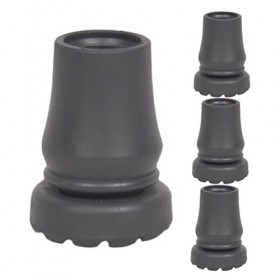 Healifty 16 Pièces Épaissir Les Orteils Bâtons De Canne À Tête En Caoutchouc Embouts En Caoutchouc Fournitures De Bâtons De R