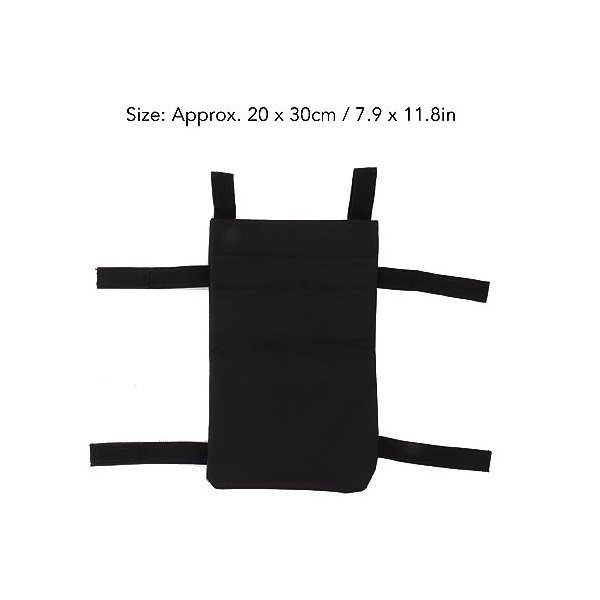 Pochette De Béquille Portable, Sac De Rangement De Béquille, Pochette De Transport Suspendue, Organisateur De Voyage Portable