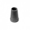 KMINA - Embout Canne de Marche 16 mm et 15 mm x4 unités , Caoutchouc Antidérapant Canne, Embout Stabilisateur de Canne, Tamp