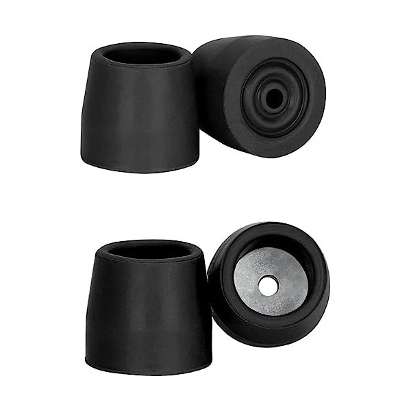 supregear Embouts de Marche, 4 Paires Dembouts de Rechange Universels pour les Déambulateurs avec un Arbre de 28 mm Accessoi