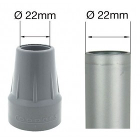 Coopers - 4 Embouts En Caoutchouc Pour Canne De Marche Et Béquilles - Type Z - 22mm