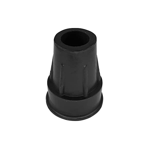 cyclingcolors Embout de Canne Béquille Bâton Type Z Tube Rond extérieur antidérapant renforcé avec Insert Renfort métallique 