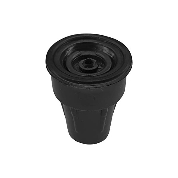 cyclingcolors Embout de Canne Béquille Bâton Type Z Tube Rond extérieur antidérapant renforcé avec Insert Renfort métallique 