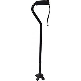 Embout en Caoutchouc de 19mm à Base Large avec 4 Pieds pour Cannes et Bâtons de Marche - par Lifeswonderful