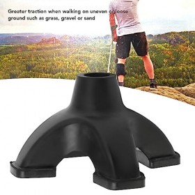 Embouts de Canne Quadruple, 16 Mm Imitation Pneu Texture Résistance à la Corrosion Embouts de Canne de Marche Antidérapants e