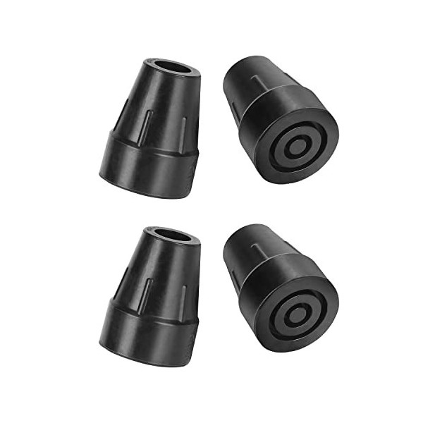 supregear Embout de Canne, Embout de Canne de Rechange Antidérapant de 19 mm pour Canne de Marche Béquille Accessoire de Cann