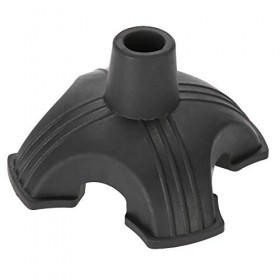 Marche Canne Astuce Astuce Astuce Caoutchouc Autoportant Quatre Base Support Antidérapant Pad De Canne De Marche 19mm