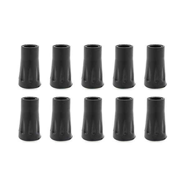 Lifeswonderful - Lot de 10 Embouts Viroles pour Bâton de Marche Randonnée Trekking - 11 mm